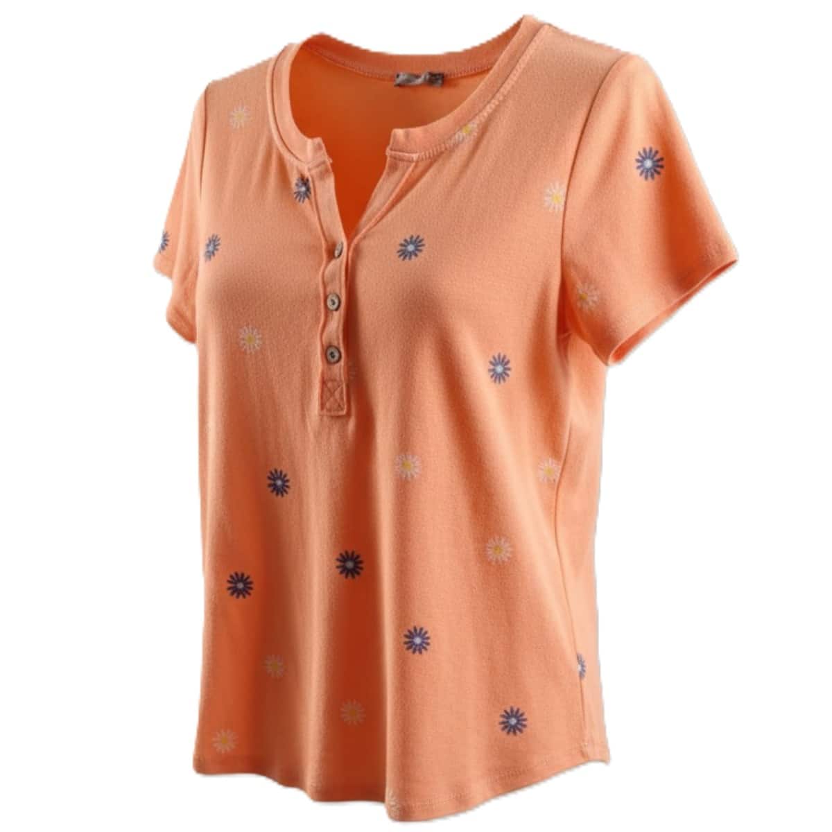 Juno t-shirt orange flower