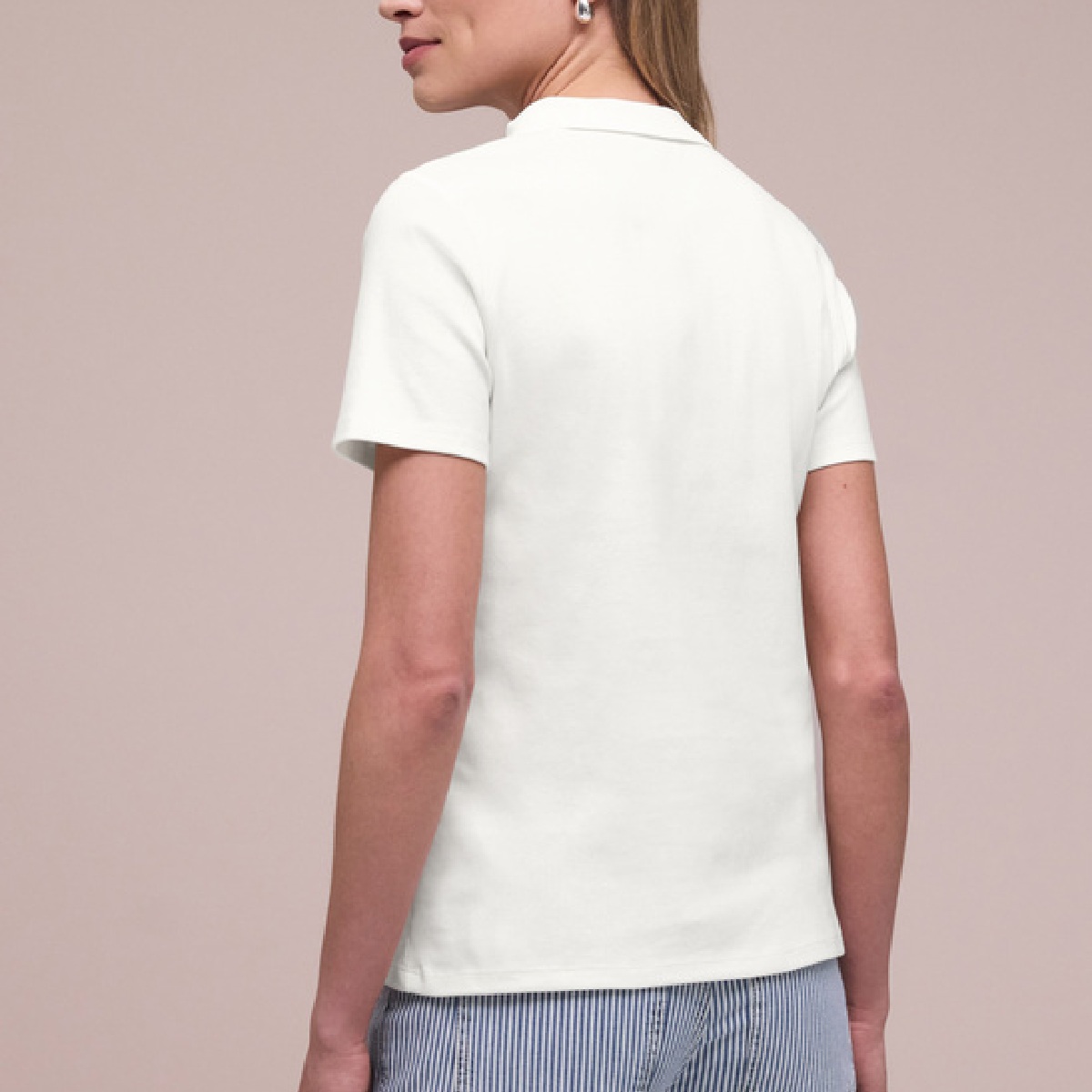 Street One poloshirt offwhite