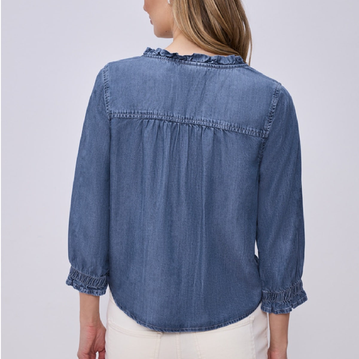 Street One style ruffle blouse