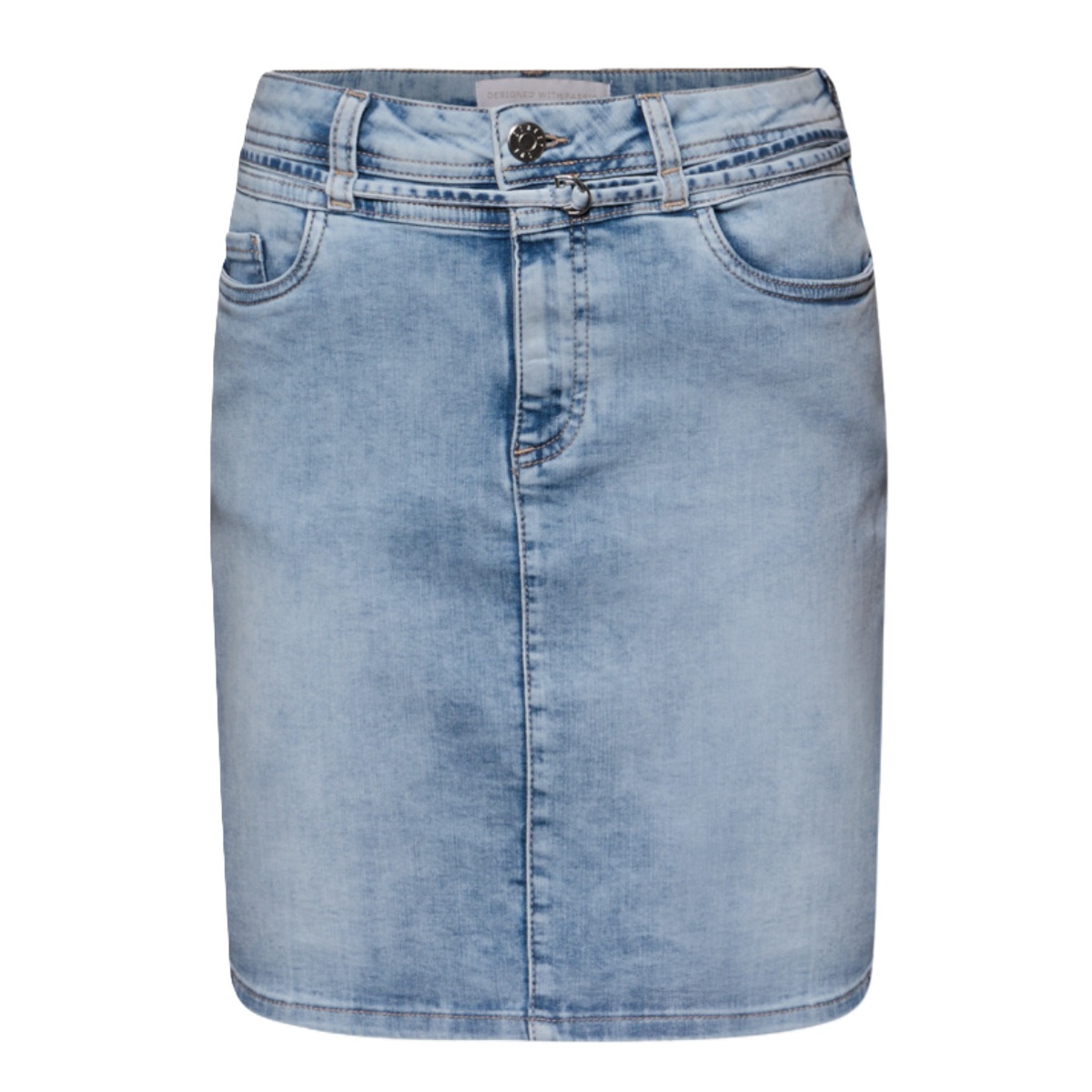 Street One nederdel denim bleach