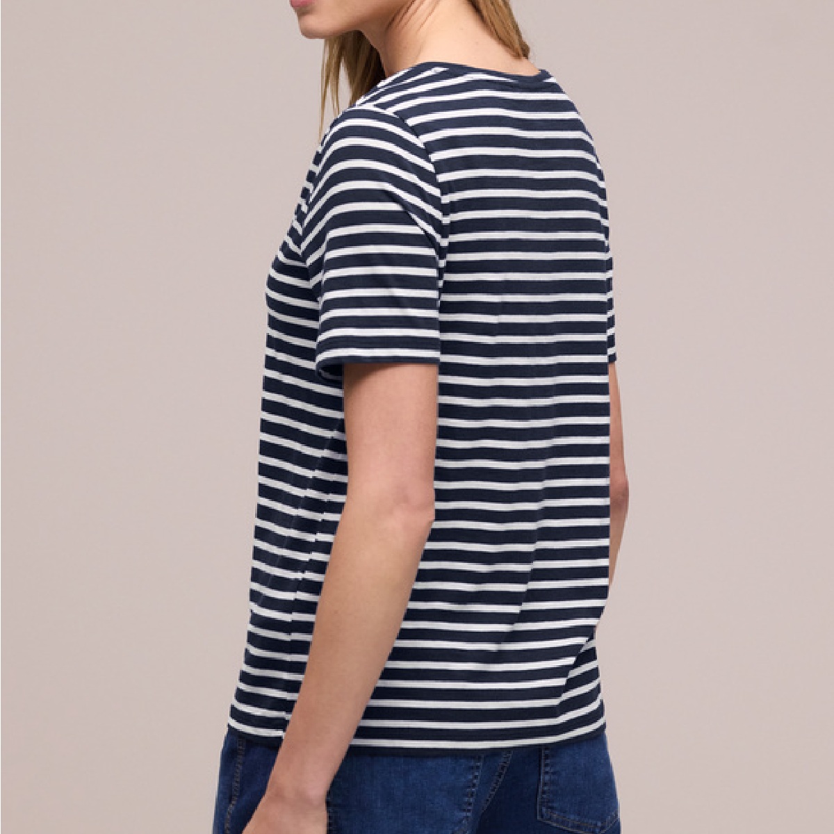 Street One Gerda navy stripe