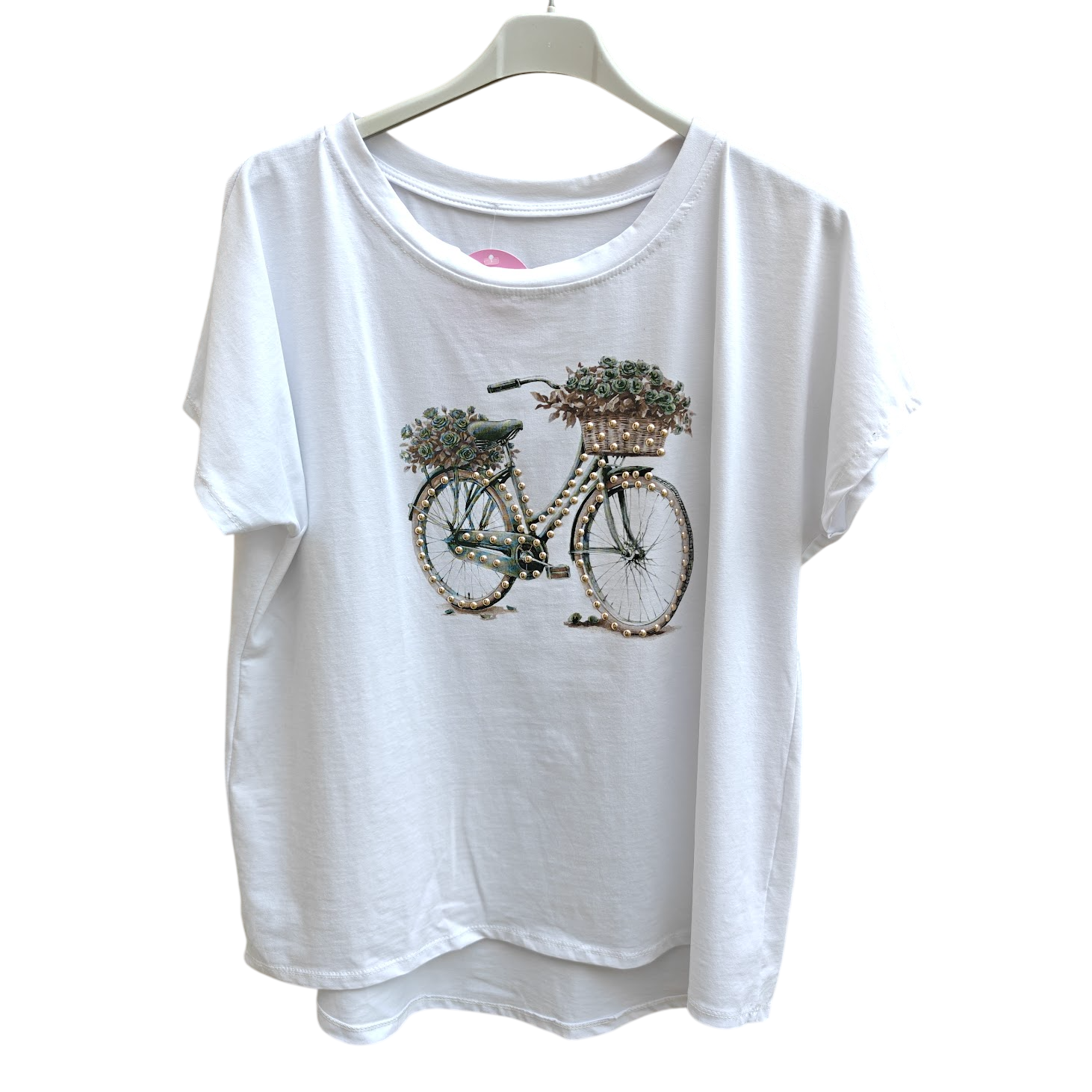 Maddie t-shirt grøn nitter bike