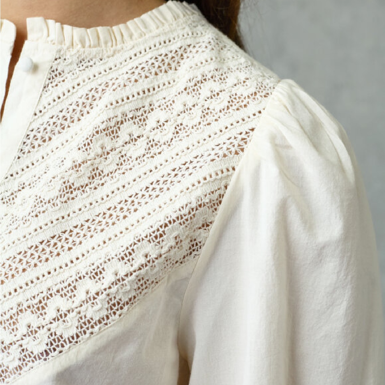Love & Divine bluse love805 creme