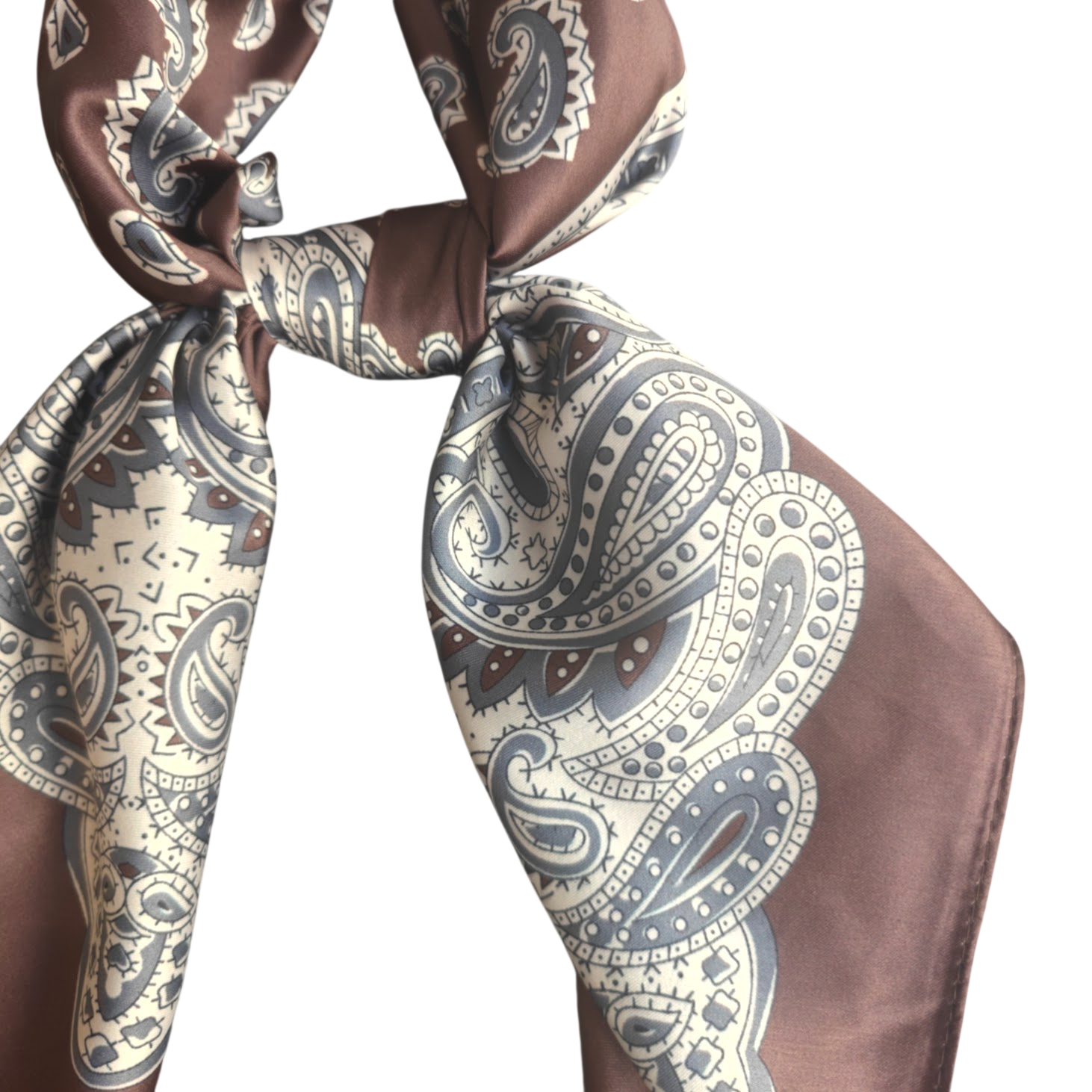 Blair tørklæde choco paisley