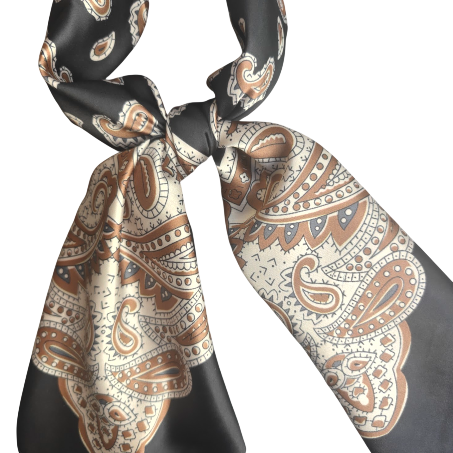 Blair tørklæde black paisley
