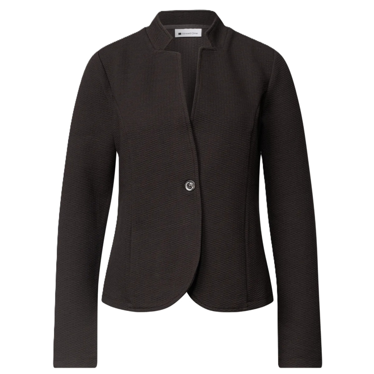 Street One Jersey Blazer black coffee