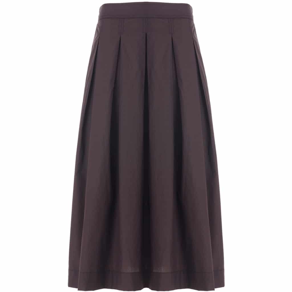 Luxzuz Jansine skirt Chocolate plum
