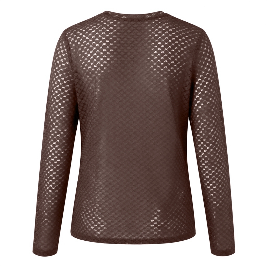 Luxzuz Segberg Lace Tshirt Suitcase Brown
